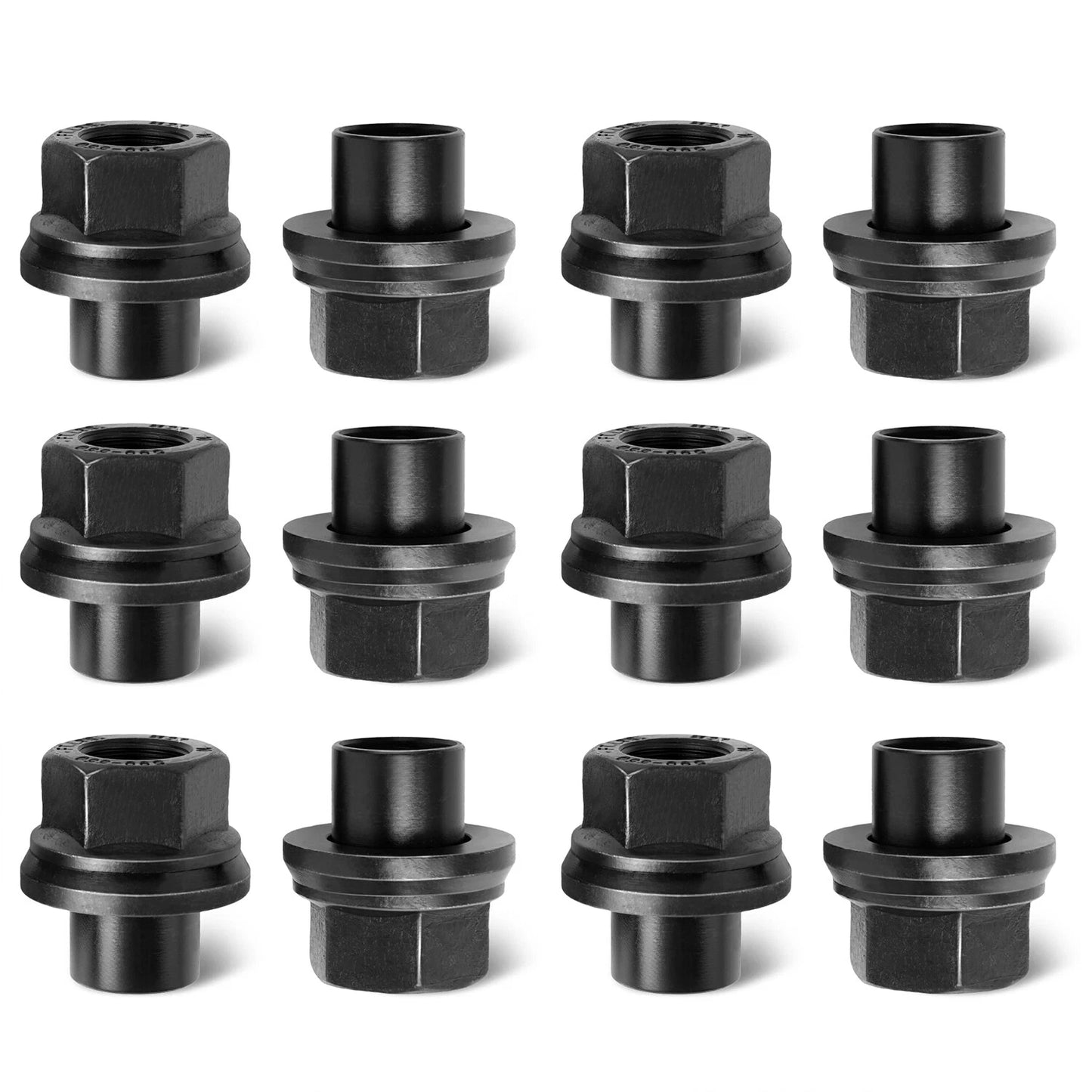 12 Pack 33mm M22x1.5 x 19mm Wheel Nuts Sleeve Nuts M22-1.5x19mm Skirt Flange