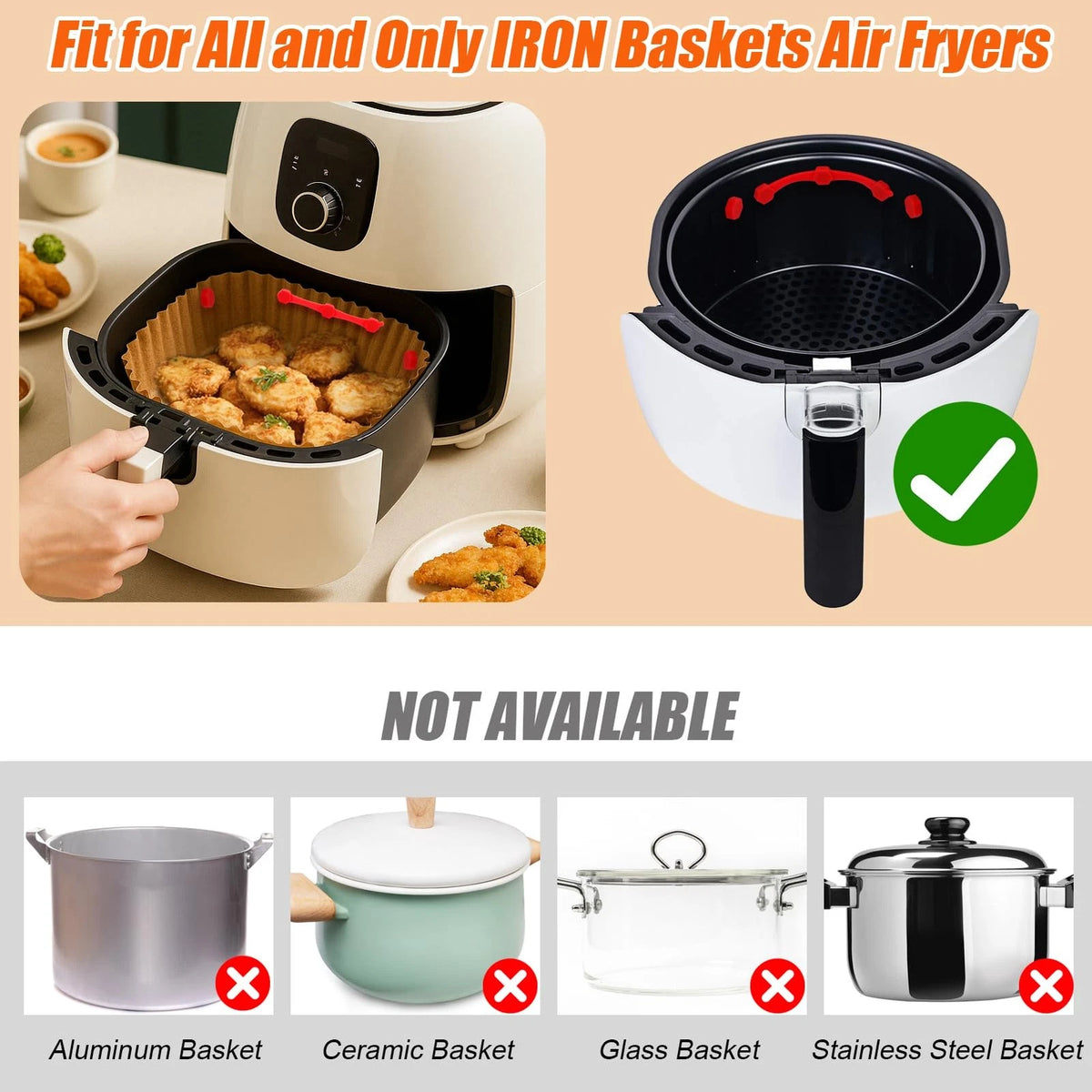 12PCS Air Fryer Magnets Silicone Buckle for Parchment 12 pcs hexagonal shape