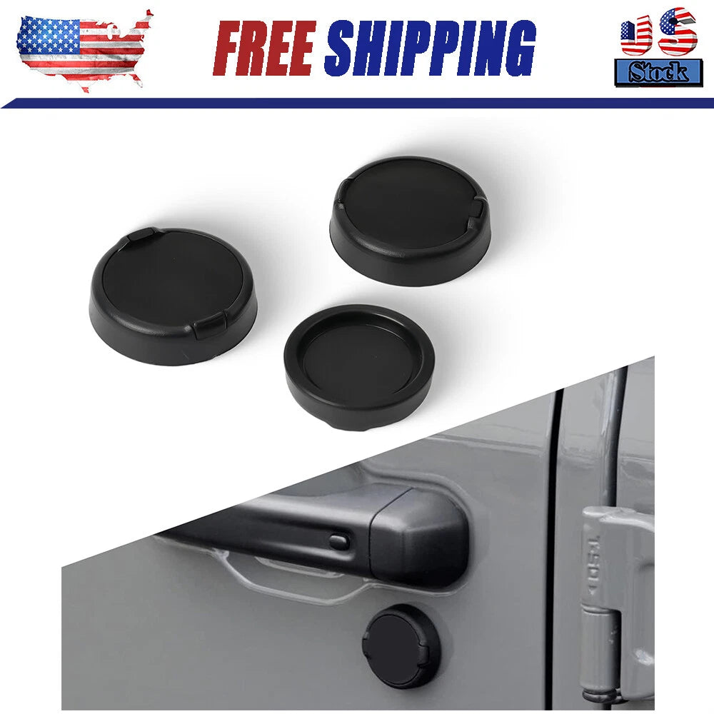 For Jeep Wrangler (JL) / Gladiator (JT) 2018-2024 Car Door Keyhole Cover