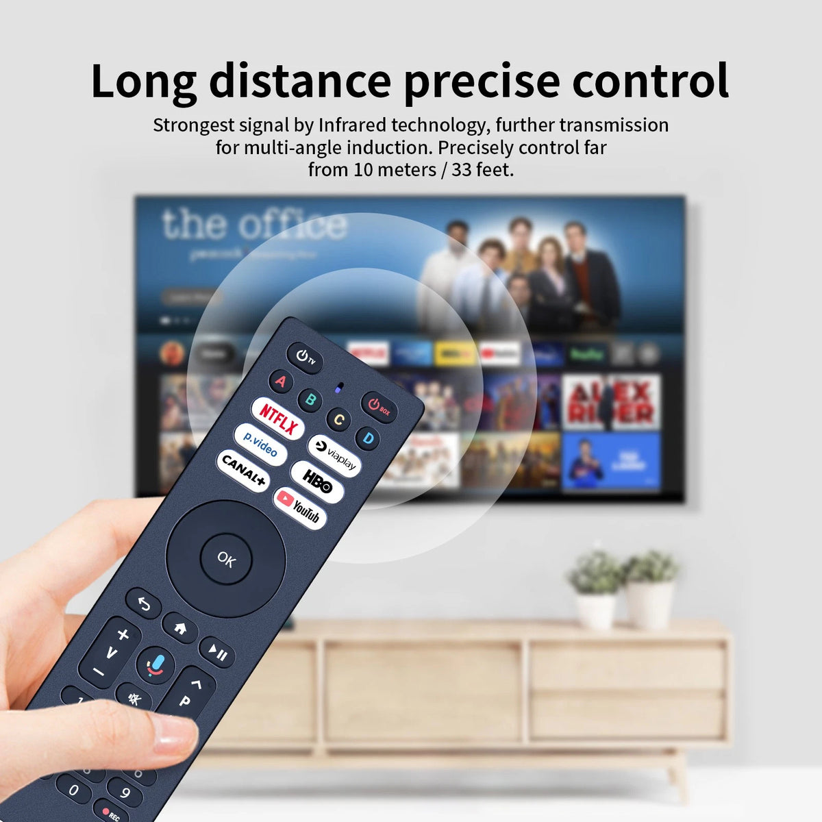 RC4753803/01BR Voice Remote Control For Play Now Tv Box