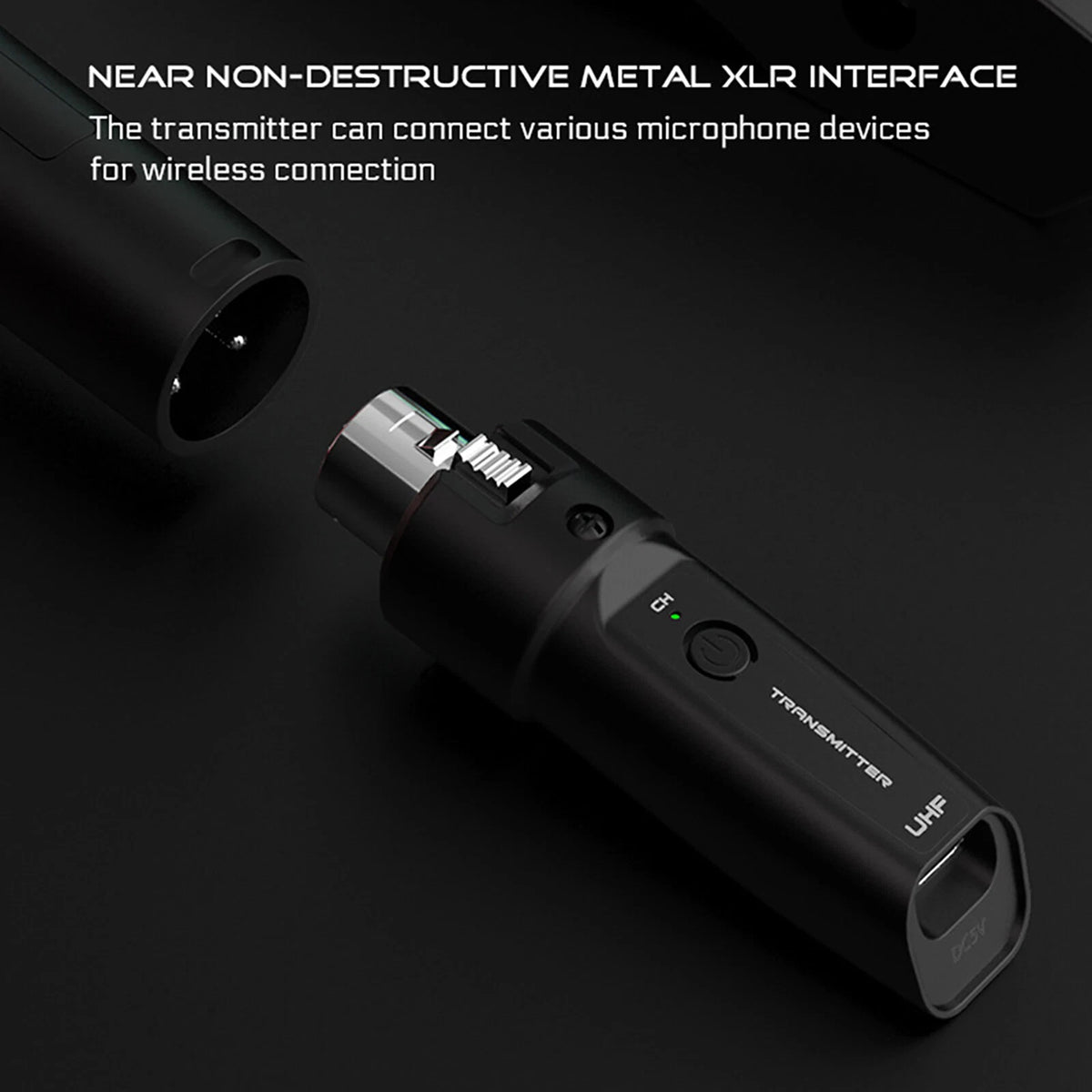 1set Professional XLR Wireless Audio Transmitter&Receiver For Multiple Scenarios