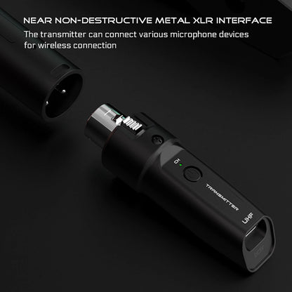 1set Professional XLR Wireless Audio Transmitter&Receiver For Multiple Scenarios