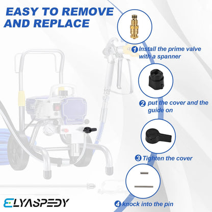 2026  Upgraded 700258 Prime Spray Valve Kit,Drain ‎700258 Yellow 440