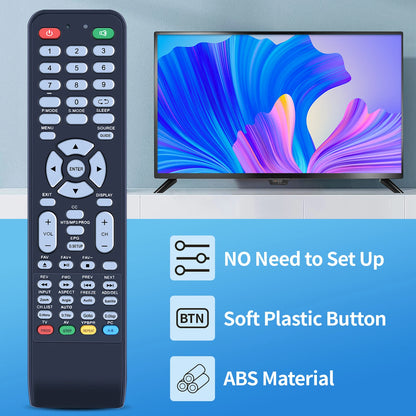 Remote Control For Proscan Curtis LED2400 PLED1960AF LEDV1975A-4 LEDVD2488AB