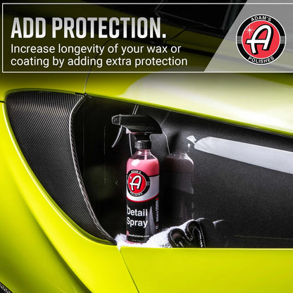 Adam's Detail Spray (16 fl. oz) - Quick Waterless Car Detailer | 16 oz