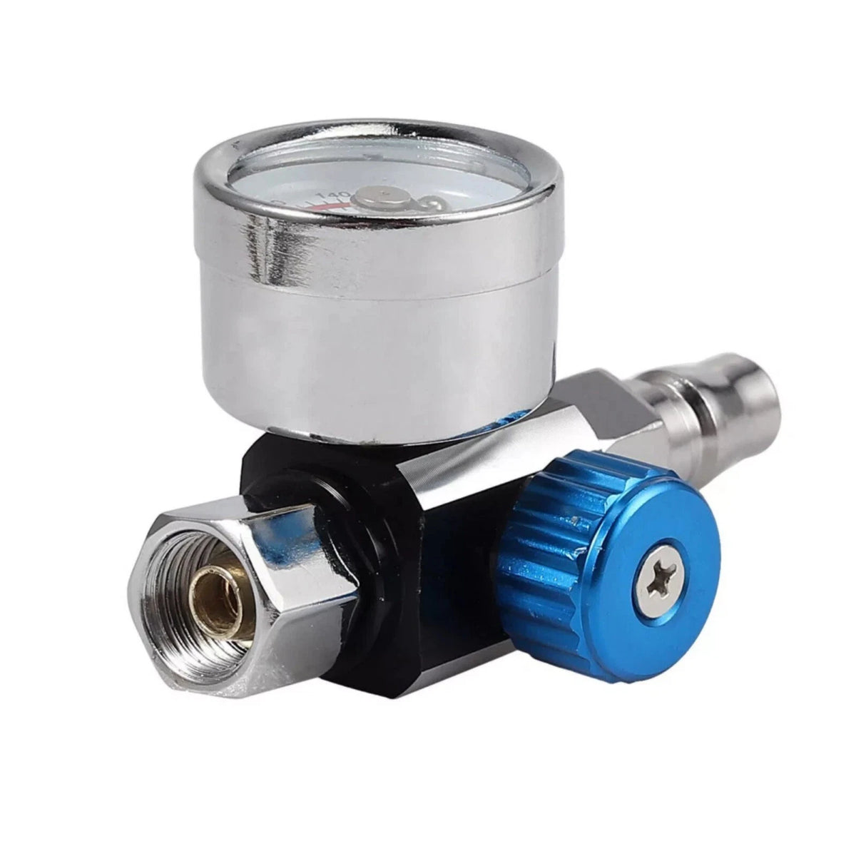 Durable 1/4" Air Pressure Regulator for Spray Gun with G1/4 Thread Connection