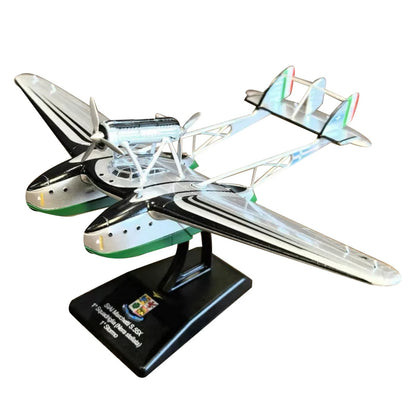 Durable Diecast Alloy 1/144 Scale WWII SIAI-Marchetti S.55X Aircraft Model Gift