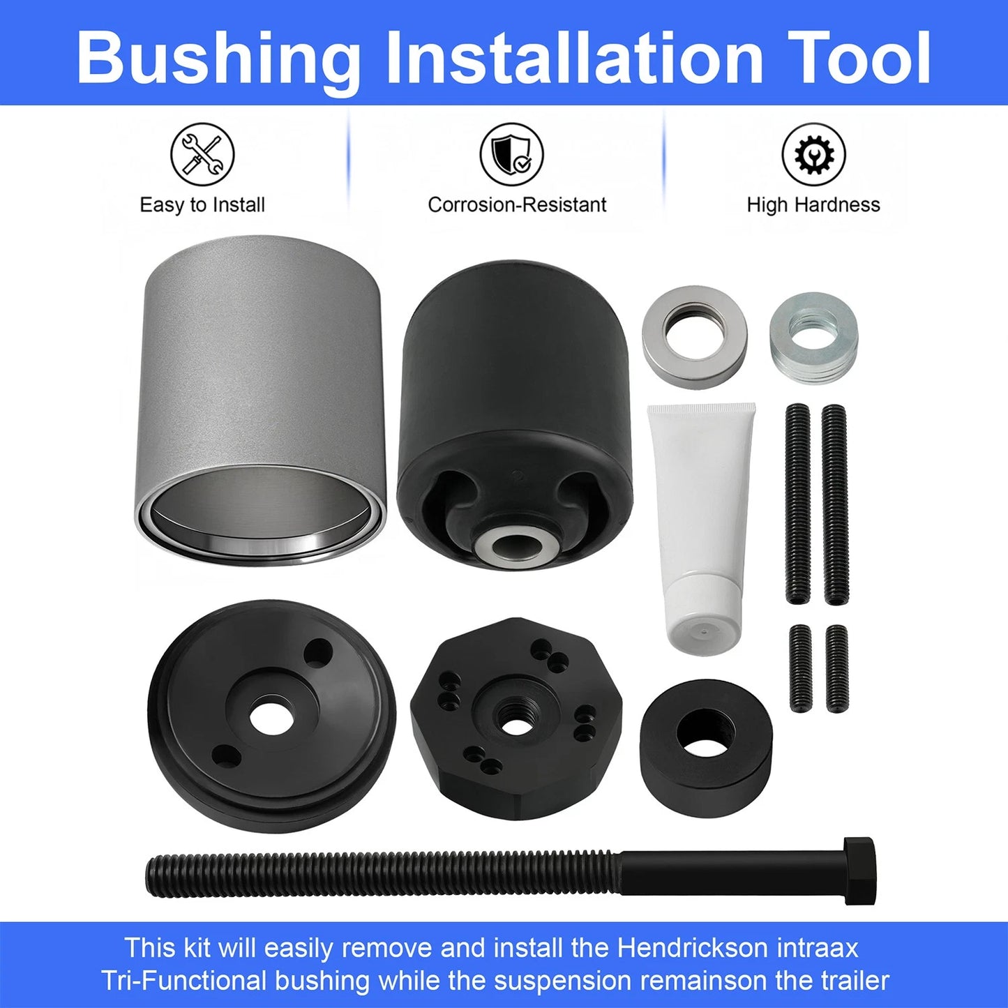 Bushing Installation Tool for Hendrickson Part # S21307, E9575, TRB5912-T