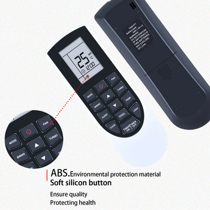 Remote Control For CIAC Air Conditioner CG43MX018PH3H1C CG43MX024PH3H1C