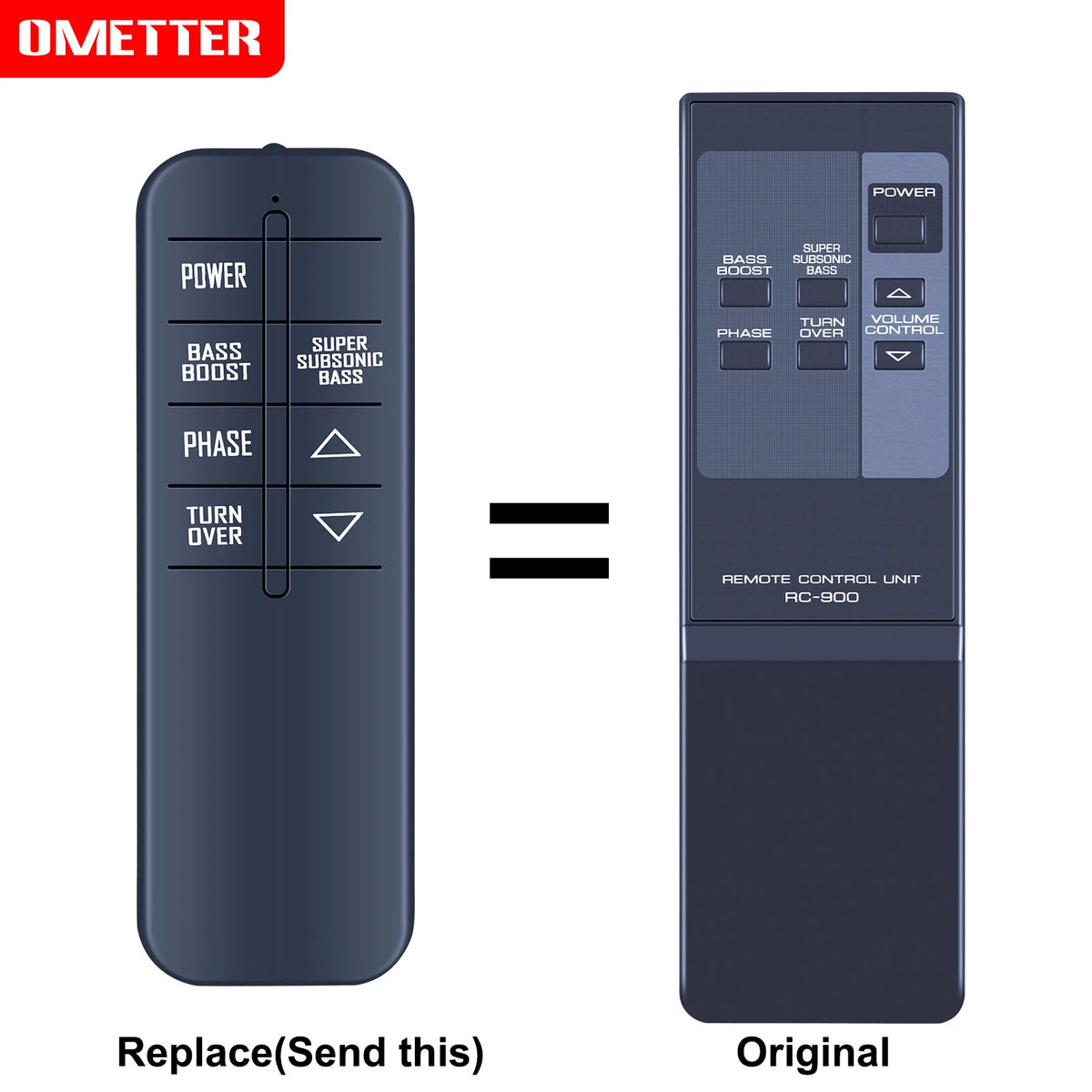 RC-900 Replacement Remote Control For Kenwood Subwoofer Audio Machine