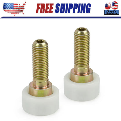 Set of 2 Cab Door Window Roller For John Deere Ski Steer Loader AT319018