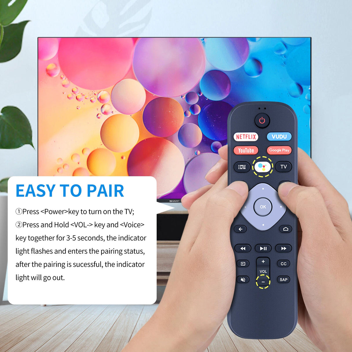 URMT26RST004 sub NH800UP BT800 Voice Remote Control For Philips Android TV