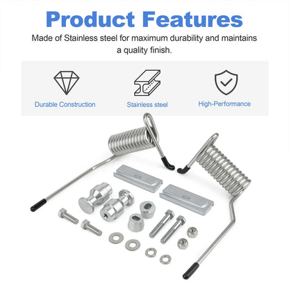 2.0 UNIVERSAL REVERSIBLE SNOWMOBILE ICE SCRATCHER BRACKET KIT FOR SKI-DOO