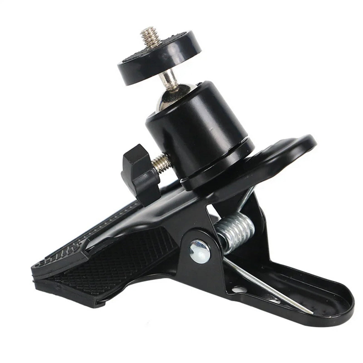 Camera Flash Light Clip Clamp Speedlite Holder Bracket with 360 Swivel Ballhead