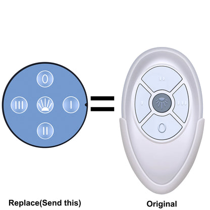 35T Ceiling Fan Remote Control Dimmer Replacement for Harbor Breeze Hampton -