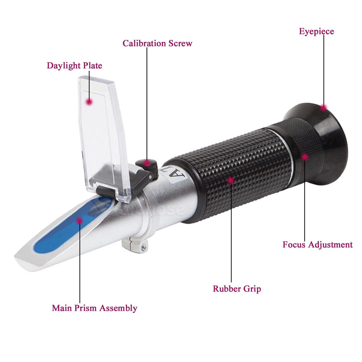 Refractometer for Grape Wine Brewing, Measuring Sugar Content in ...