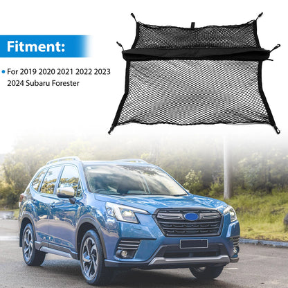 For 2019-2024 Subaru Forester Rear Compartment Cargo Net Black Mesh F551SSJ000