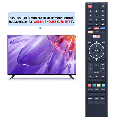 845-058-03B00 Remote Control For Westinghouse TV WD65NC4190 WE55UC4200