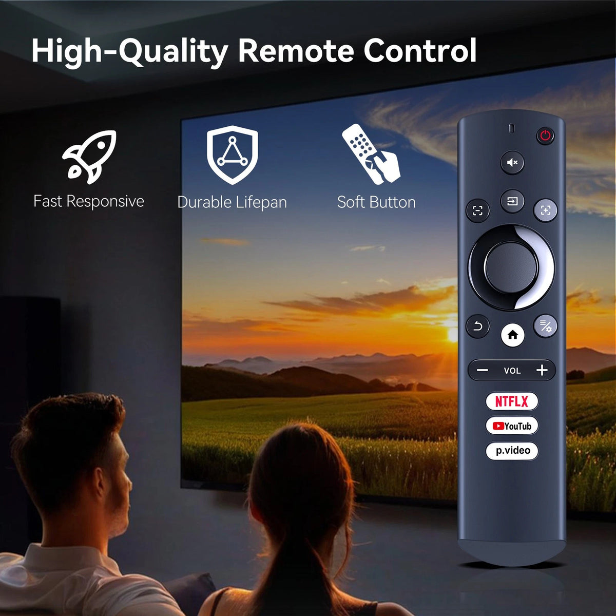 Remote Control For ONOAYO ONO3 Pro,Lisowod L61Pro,HAPPRUN H11 Projector