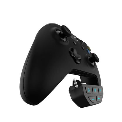 Black ABS Gamepad Stereo Headset Adapter Converter For Xbox One Controller