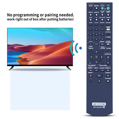 RM-AAU027 Remote Control For Sony AV Receiver STR-KM5000 HT-DDW5500