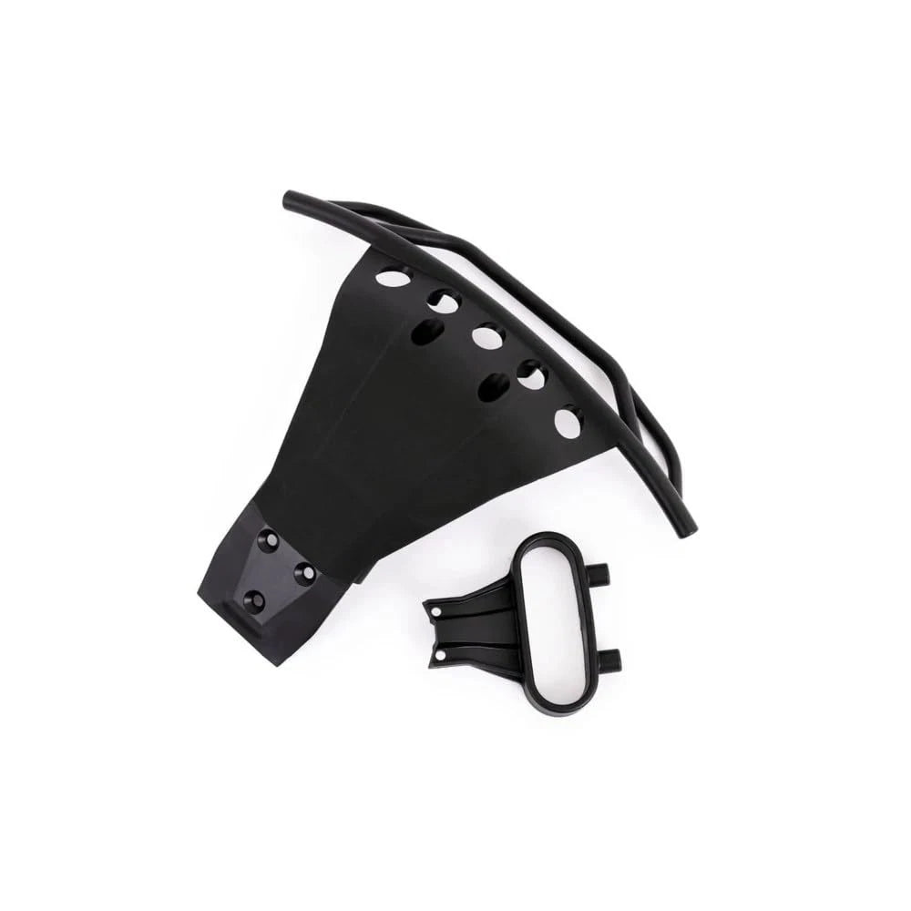 Traxxas 6835X Black Front Bumper and Mount for Slash 4x4 with Light Kit Medium
