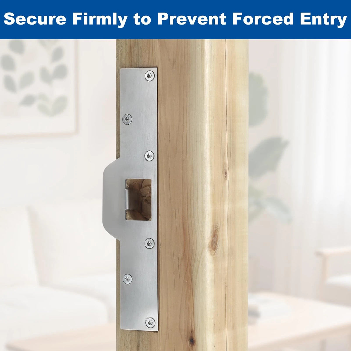 U 9551 Stainless Steel Lock and Door Reinforcement Finish