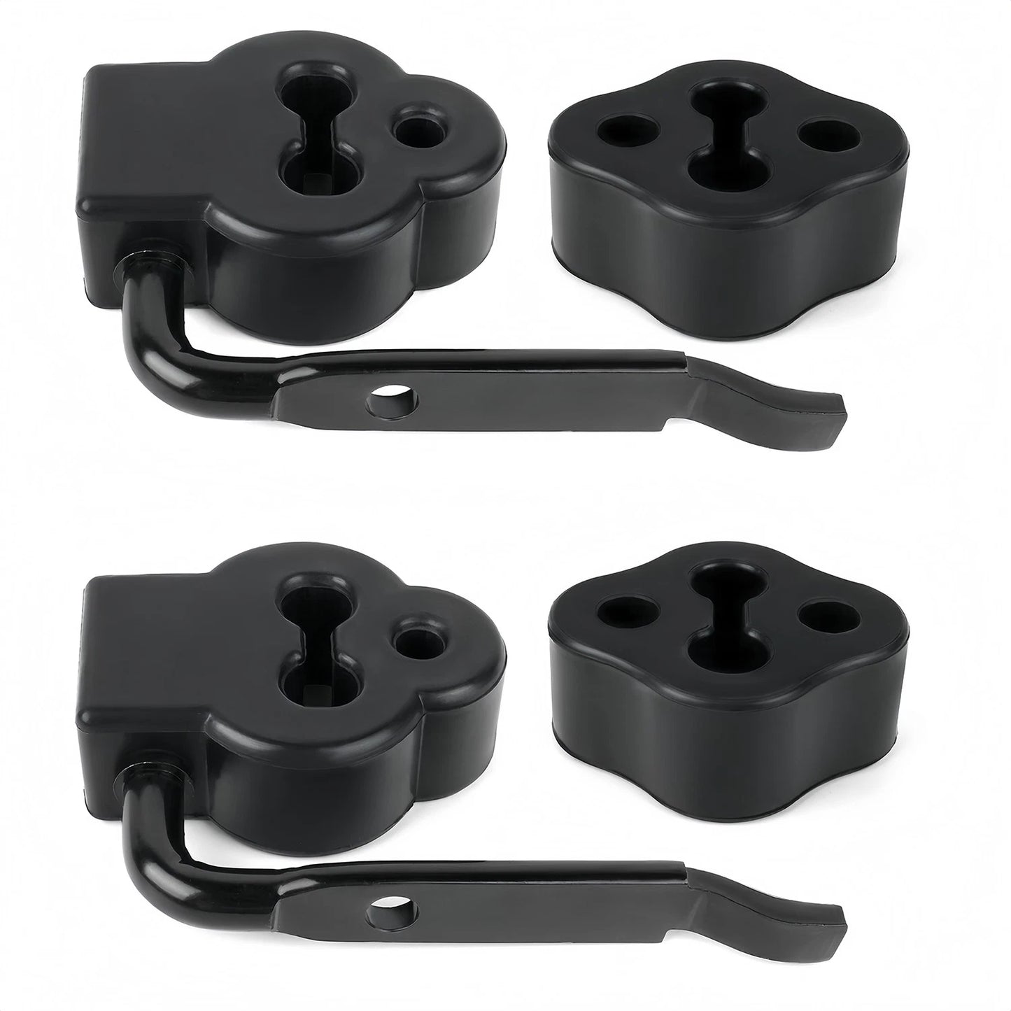 6PCS Rubber Isolators & Support Brackets for Lincoln Town Car 2003-2011,2003-04