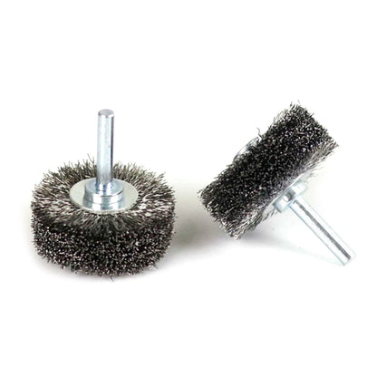 2x Stainless Steel Wire Wheel Brush for Die Grinder Drill 1/4" Shank Rotary Tool