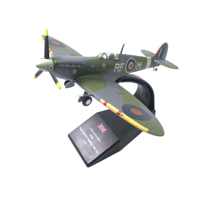 1/72 Spitfire Fighter WWII Legendary Diecast Airplane Model Static Display