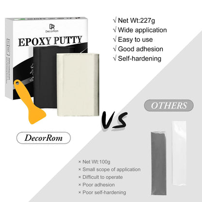 Epoxy Putty - 8oz / 227g Pool Putty, 2 in 1 Underwater 8 fluid ounces, Black