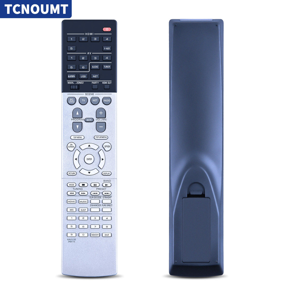 For Yamaha Remote Control RAV536 ZP60110 RX-V679 RX-V779 HTR-6068 TSR-7790BL