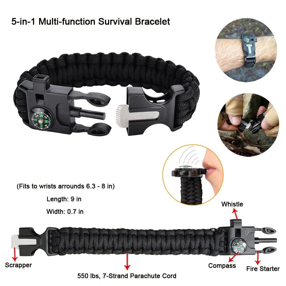 XUANLAN Emergency Survival Kit 13 in 1, Outdoor Gear Large, kit 3