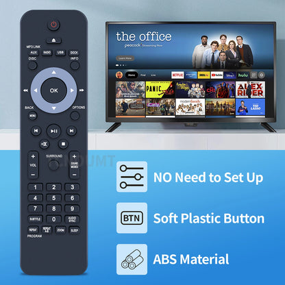 Remote Control For Philips Home Theater System TV HTS8100 HTS8140 HTS6515