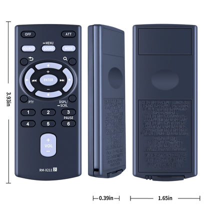 RM-X211 Remote Control For Sony Car Stereo CDX-GT66UPW CDX-GT56UI CXS-GT5616F