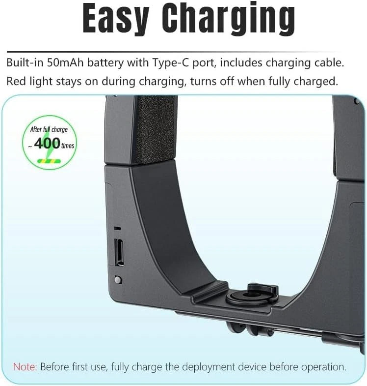 YBING Payload Release Device for DJI Mavic 4, Rechargeable Light Sensor black