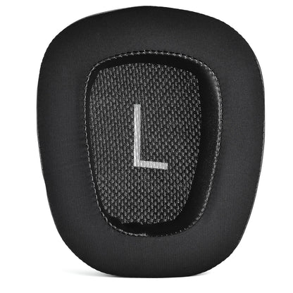 2Pcs L+R Protein Leather Headphone Earpads Cushion Cover For Logitech G35 G930