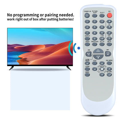 NF104UD Remote Control For Magnavox TV DVD Combo MWC20T6 MSD724G MWC24T5