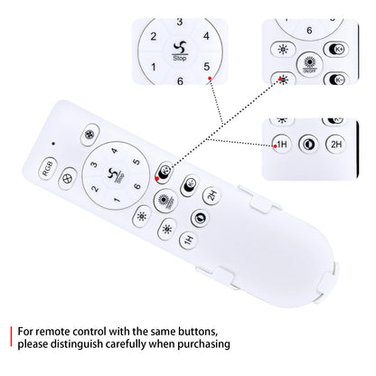 Remote Control For KMALAM/SOGOTING/HUMHOLD Bladeless Ceiling Fan with Light