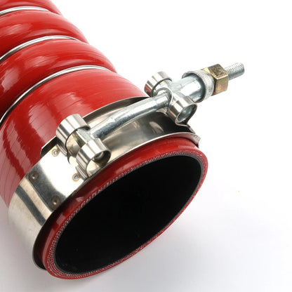 Cummins Exhaust Outlet Silicone Hose W/ Clamps Replaces OEM # 3684238