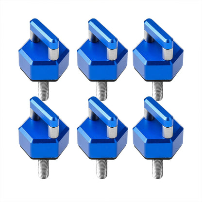 6X Aluminum Hard Top Quick Removal Fastener Thumb Screw for jeep Wrangler JK JL
