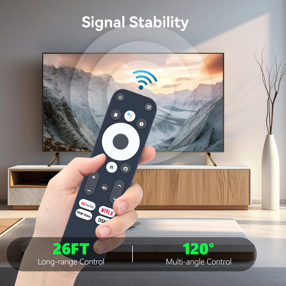 R-C-OHS-C008 Bluetooth Voice Remote Control For Homatics Stick HD