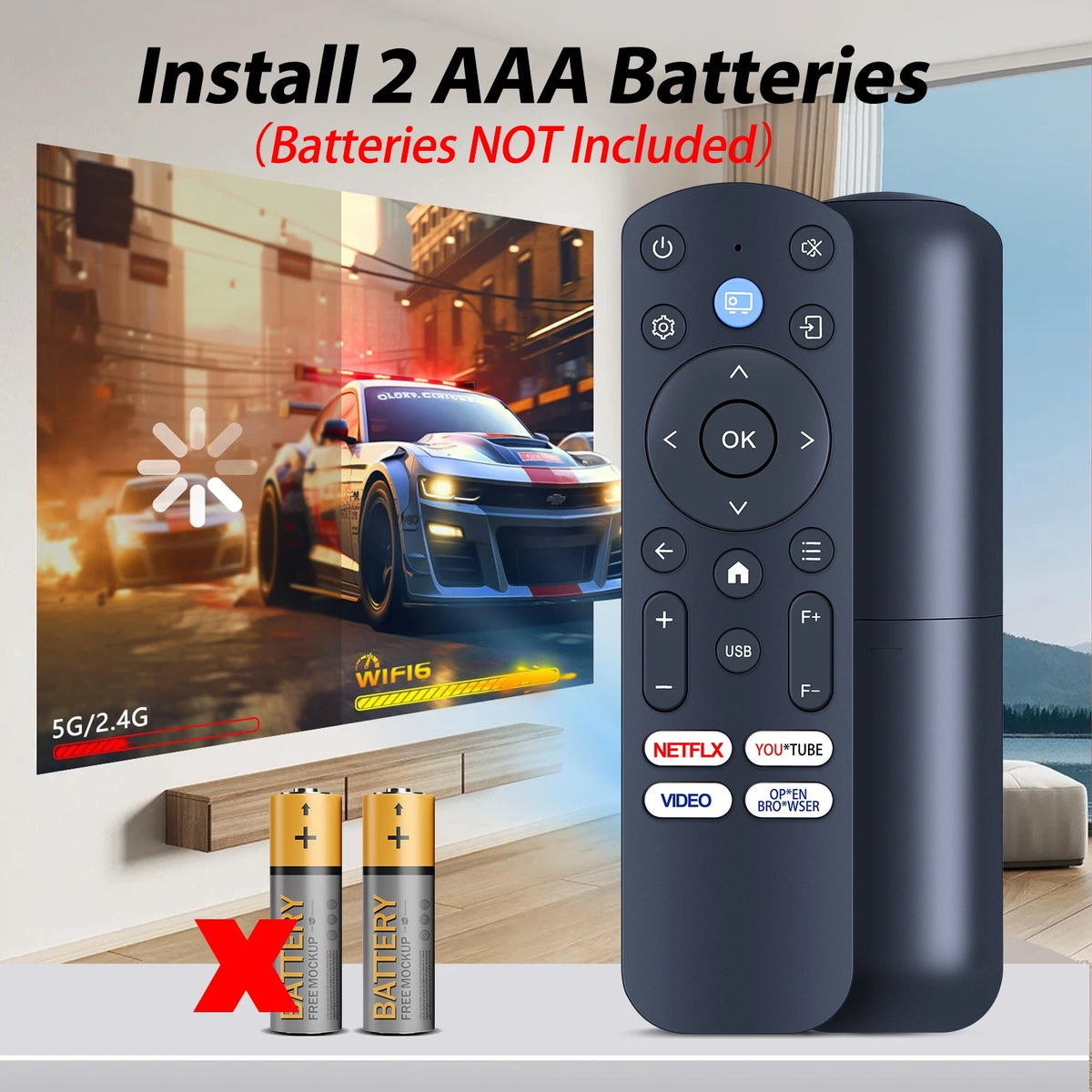 Replacement Remote Control For iWIMIUS S29 Video Projector