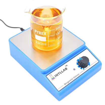Magnetic Stirrer Stainless Steel Mixer with stir bar (No Heating)...