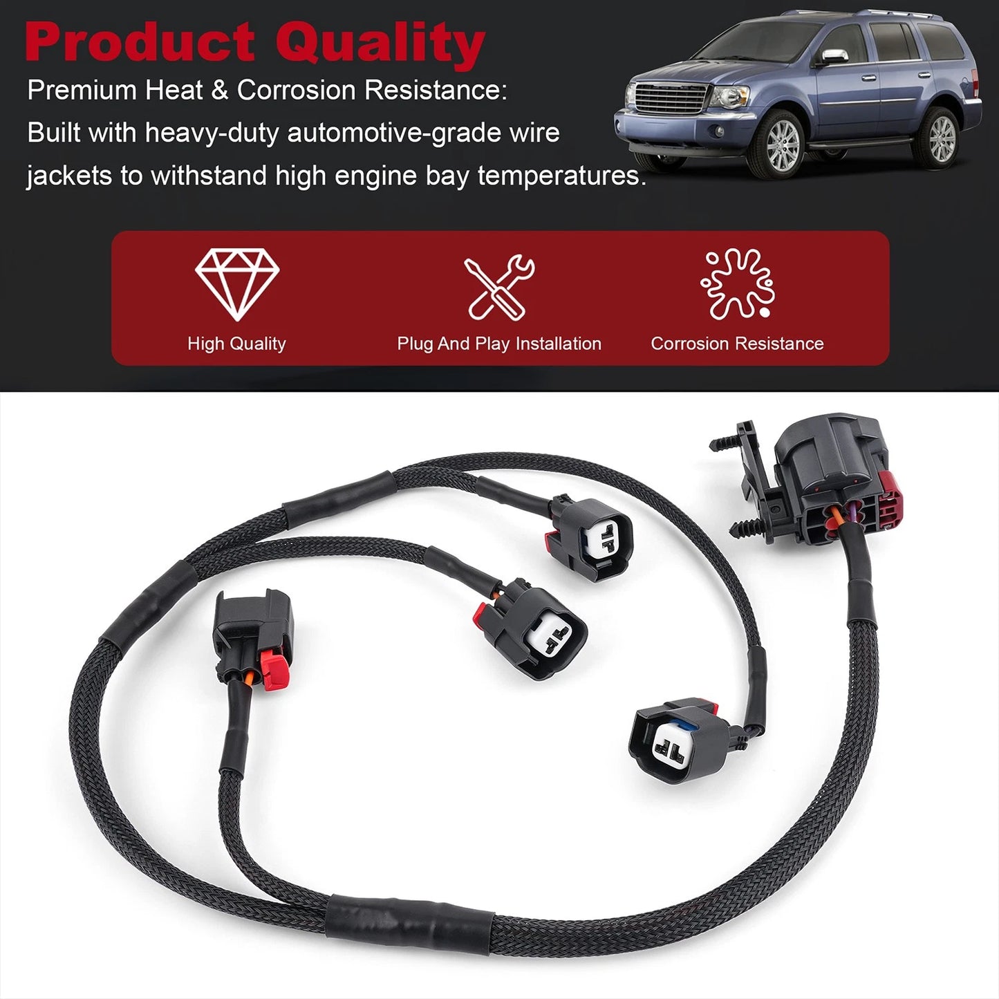 56045793AC Engine Wiring Harness Jumper Multiple For Chrysler 300, Dodge Charger