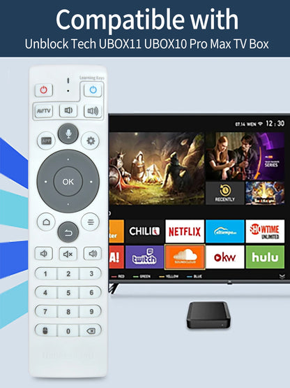 Remote Control For Unblock Tech UBOX10 UBOX11 TV Box With Voice