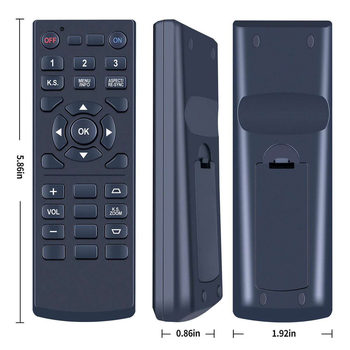 Remote Control For Barco RLM-W14 RLM-W8 RLS-W12 RLM-W6