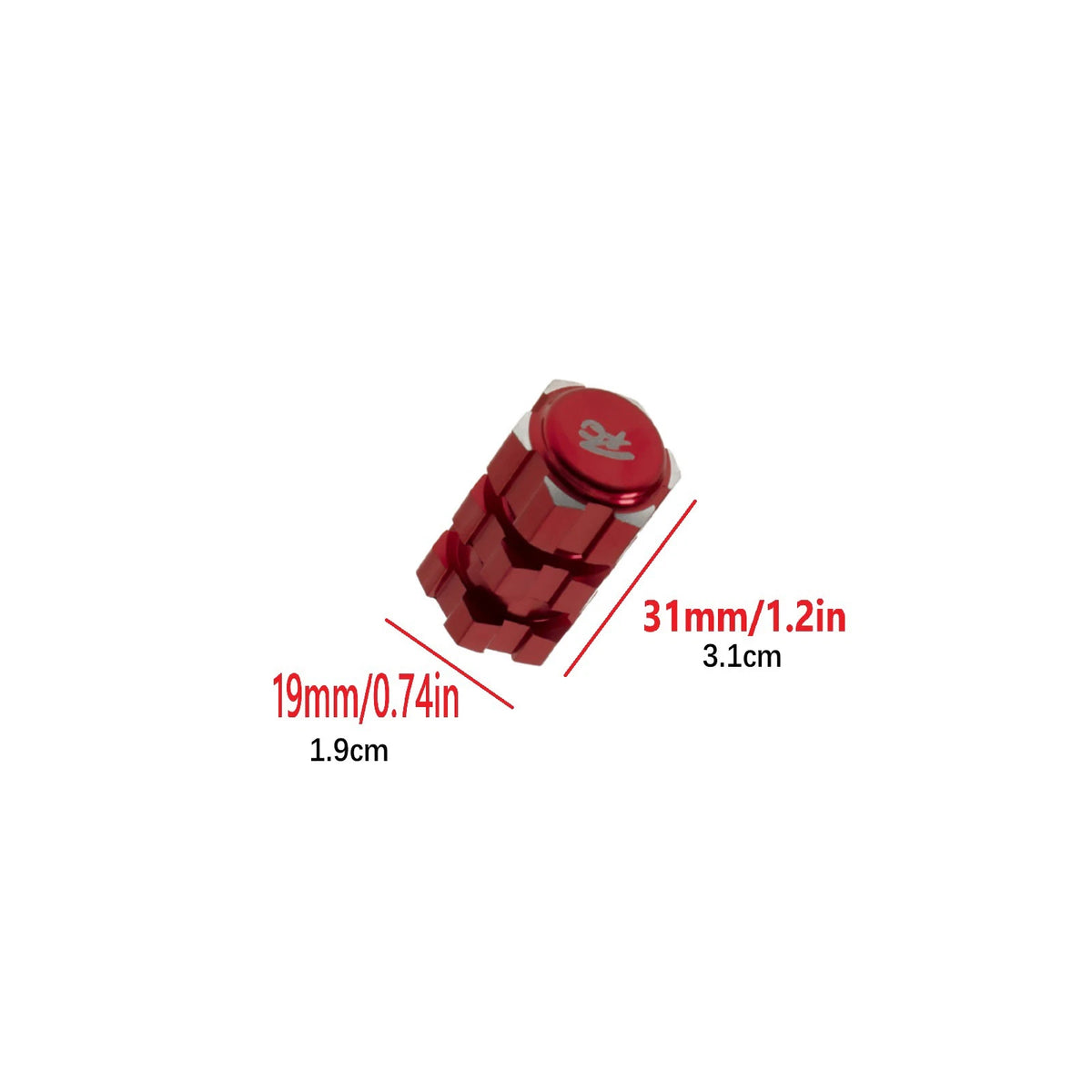 4Pcs Red 17mm Wheel Hex Hub Adapter 10mm Extension For Traxxas Maxx 1/10 RC Car-