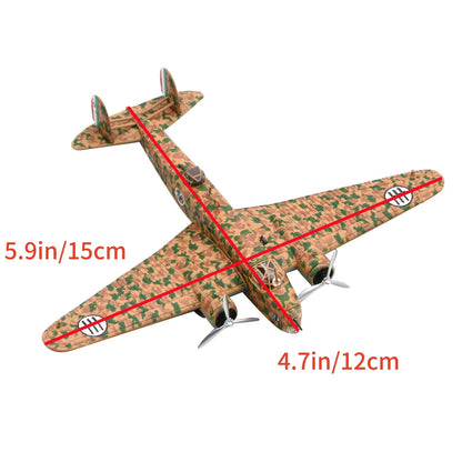 WWII Italian Air Force For Fiat BR.20 1:144 Alloy Model With Rotating Propeller