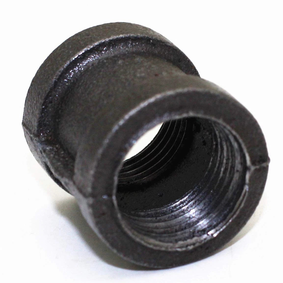 LONG TAO 10PCS 1/2" Black Cast Pipe Fitting Coupling Threaded 1/2 inch,